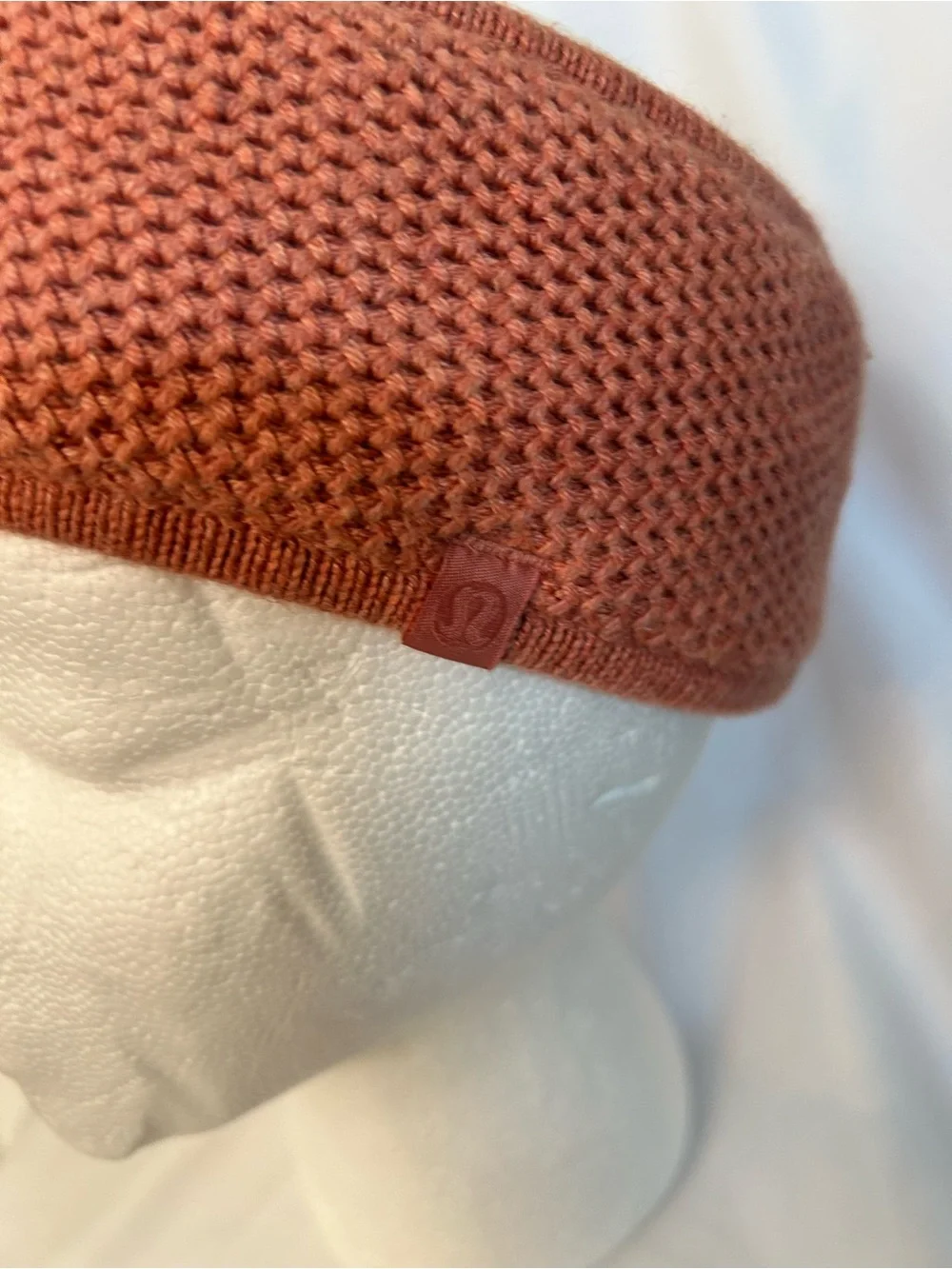 Lululemon Knit Wide Headband/Ear Warmer Rust Orange